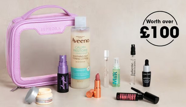 Sephora UK Love Story Starters Beauty Bag 2024