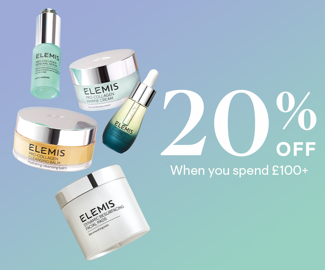 20% off when you spend £100 at Elemis