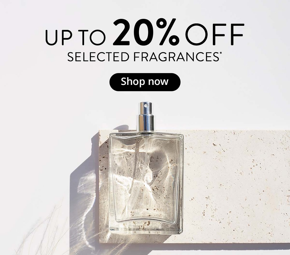 Up to 20% off selected Fragrances at Sephora UK