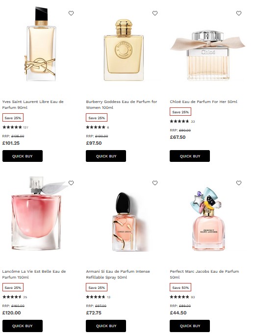 Up to 25% off Mother's Day Fragrance