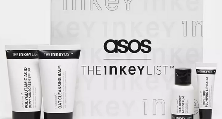 ASOS x The INKEY List Plump & Glow Skincare Set 2024