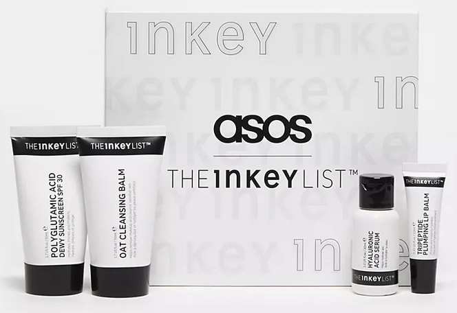 ASOS x The INKEY List Plump & Glow Skincare Set 2024