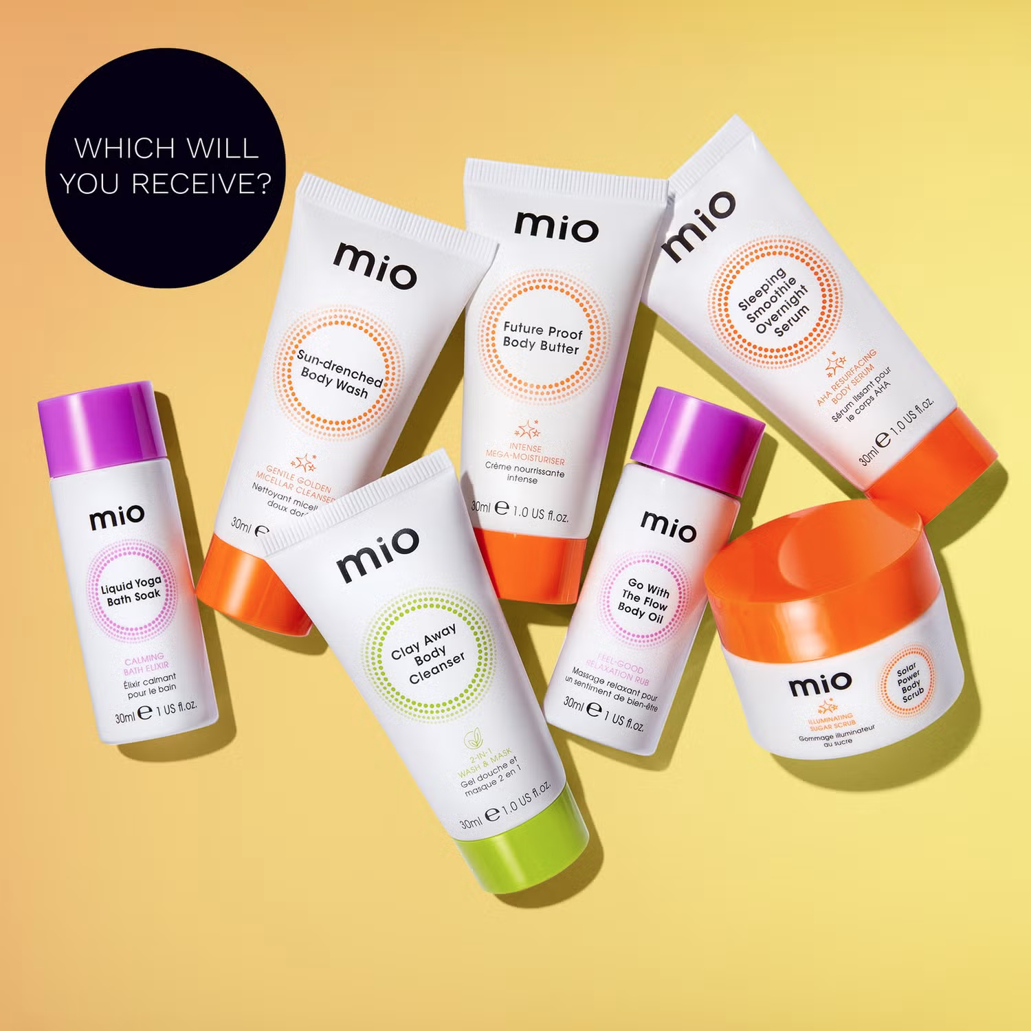 Mystery Must-Have you’ll also receive 1 of the following Mio minis