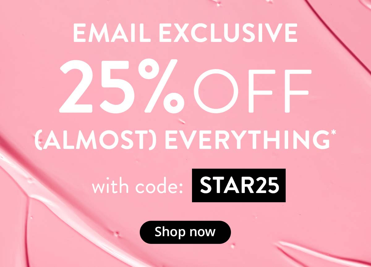 25% off at Feelunique ROW