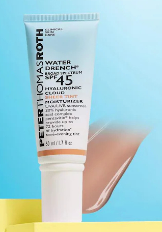 Peter Thomas Roth Water Drench® Hyaluronic Cloud Sheer Tint Moisturizer Broad Spectrum SPF 45
