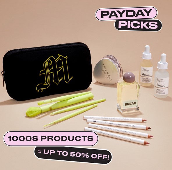 Up to 50% off sale at BEAUTY BAY