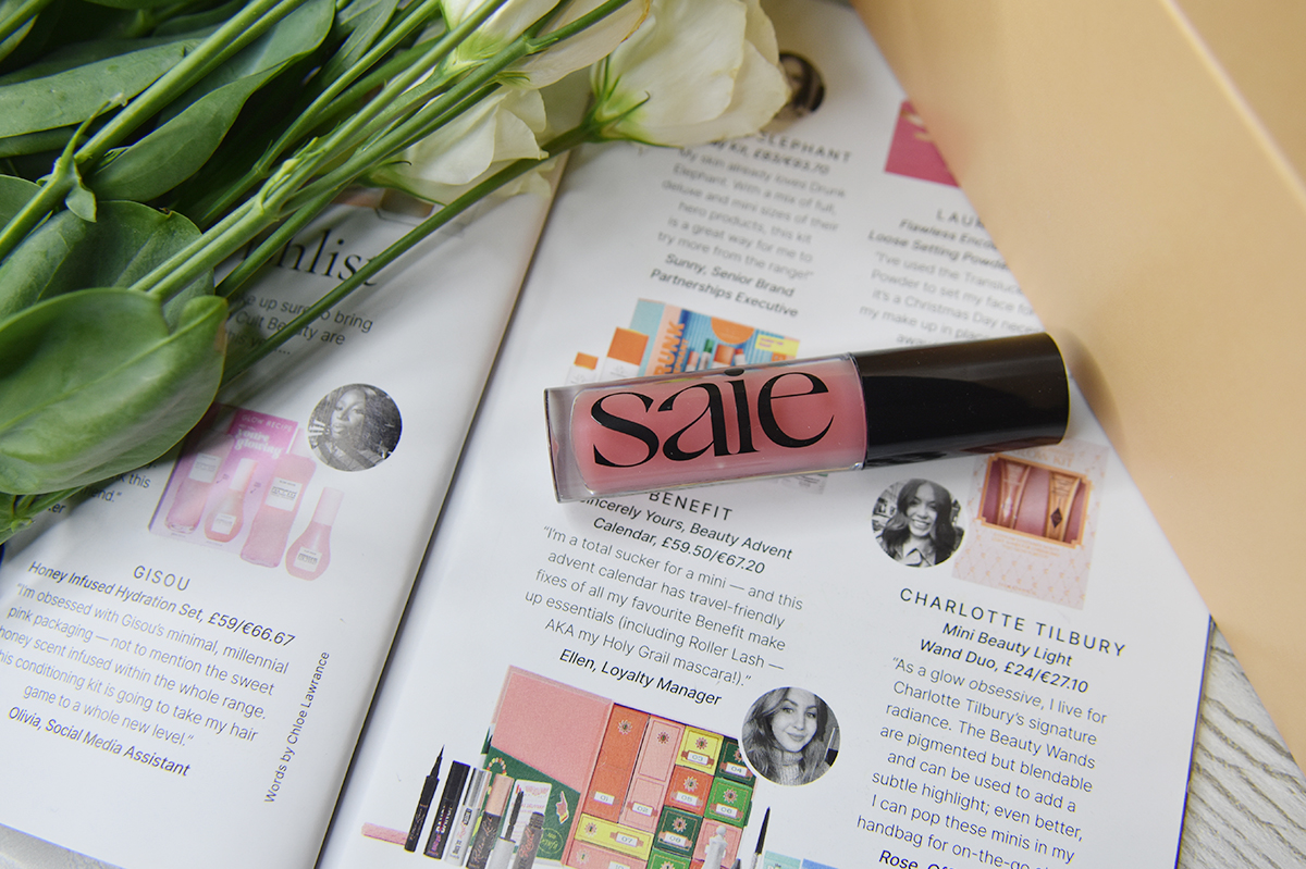 Saie Glossybounce Hydrating Lip Oil in Kiss