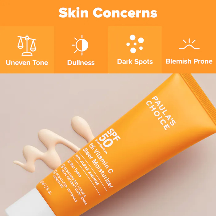 Paula's Choice 5% Vitamin C Sheer Facial Moisturizer SPF 50 Paula's Choice 5% Vitamin C Sheer Facial Moisturizer SPF 50