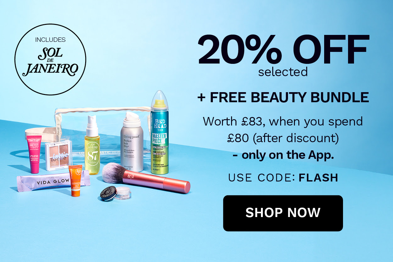 21% off full priced items at Lookfantastic or an extra 5% off discounted items
