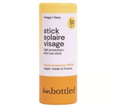 UNBOTTLED High protection Face Sun Stick - SPF 50