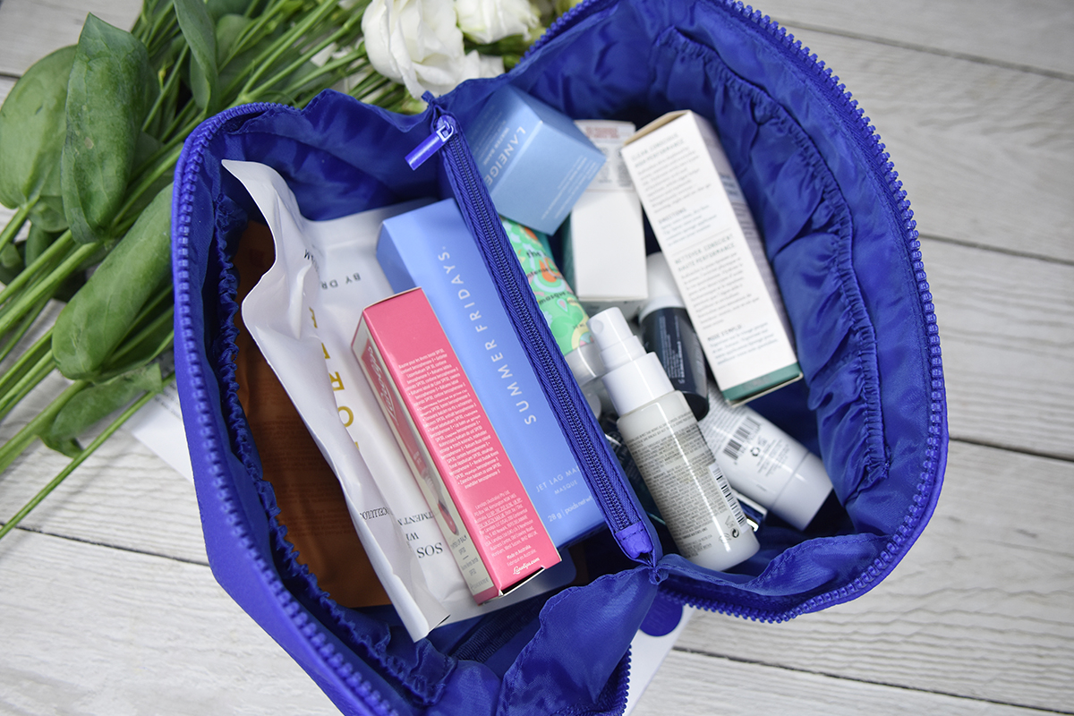 Cult Beauty Cobalt Blue Travel Organiser Bag Cult Beauty Cobalt Blue Travel Organiser Bag