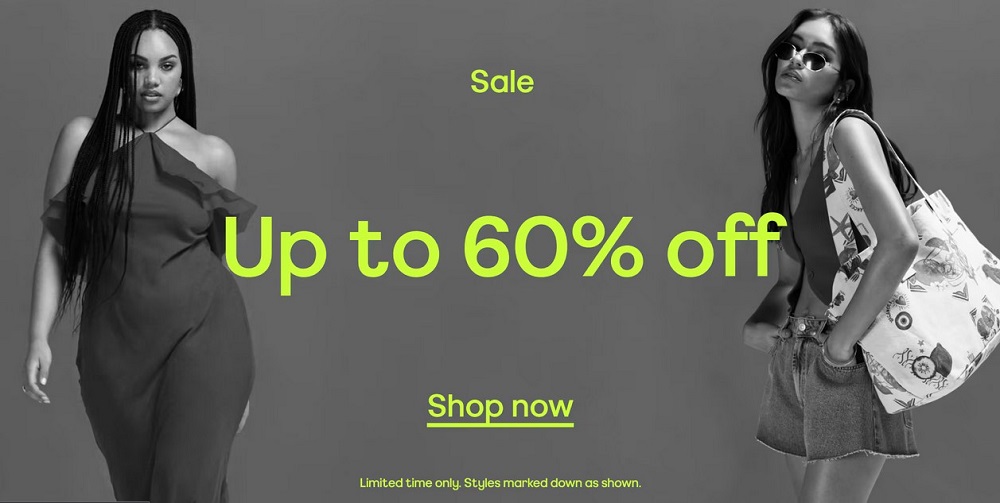 Up to 60% off sale at ASOS