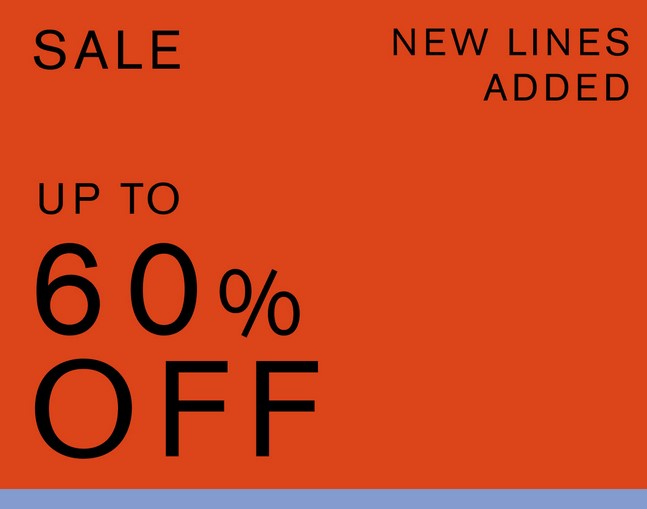 Up to 60% off sale at Liberty
