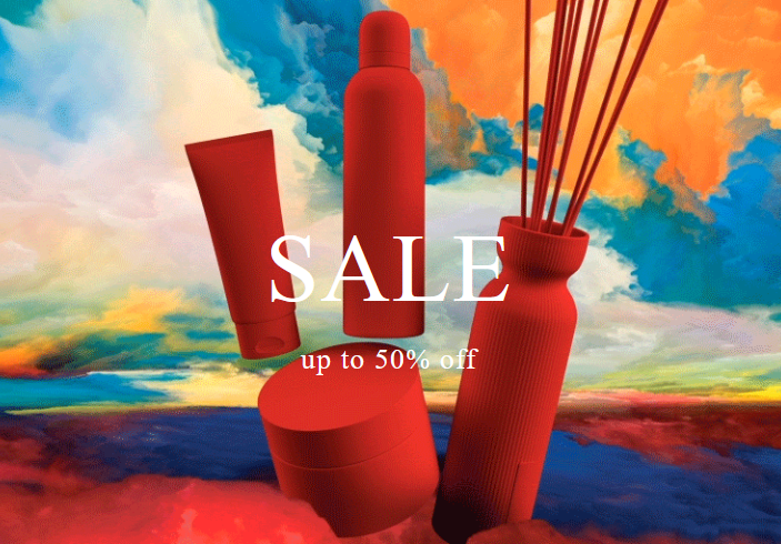 Up to 50% off sale at Rituals