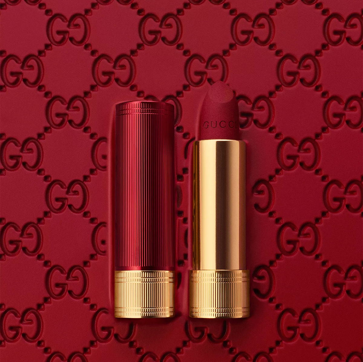 GUCCI Rouge à Lèvres matte lipstick 509 Rosso Ancora