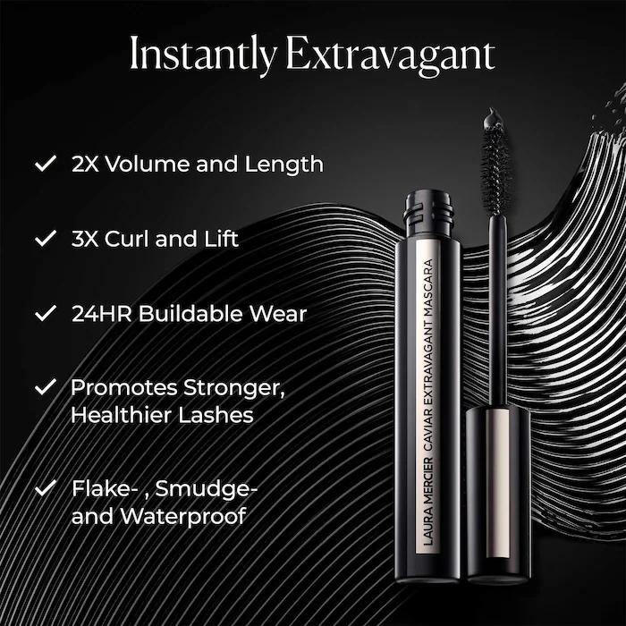 Laura Mercier Caviar Extravagant Volumizing & Lenghthening Waterproof Mascara Laura Mercier Caviar Extravagant Volumizing & Lenghthening Waterproof Mascara