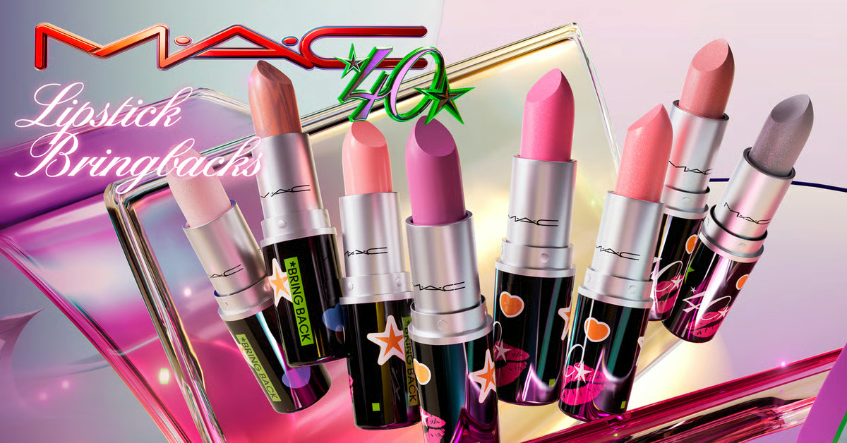 MAC 40th Anniversary Lipsticks Collection