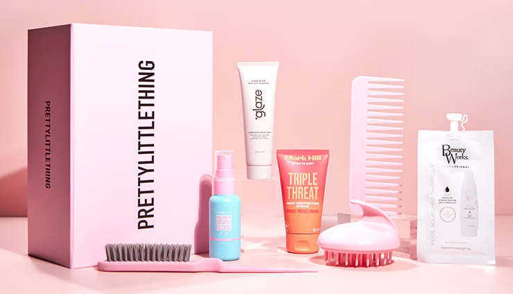 PrettyLittleThing Home and Beauty Haircare Box 2024