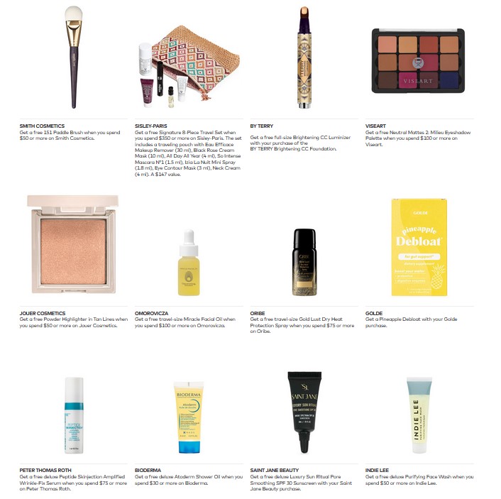 Gift with purchase offers at Beautylish Gift with purchase offers at Beautylish