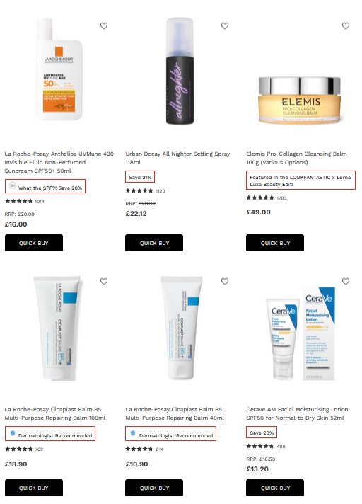 Extra 5% off Sale at Lookfantastic Extra 5% off Sale at Lookfantastic