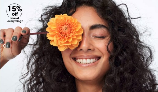 15% off sitewide at Sephora UK