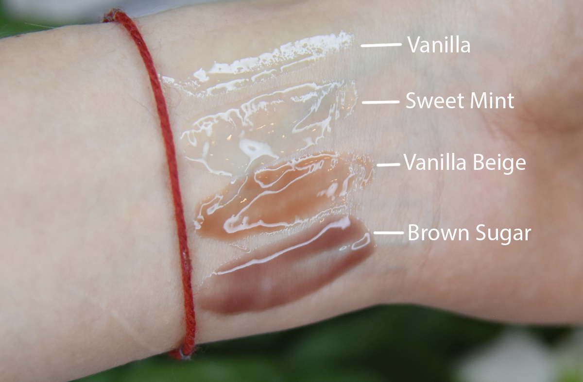 Summer Fridays Lip Butter Balm Swatches: Vanilla, Sweet Mint, Vanilla Beige, and Brown Sugar