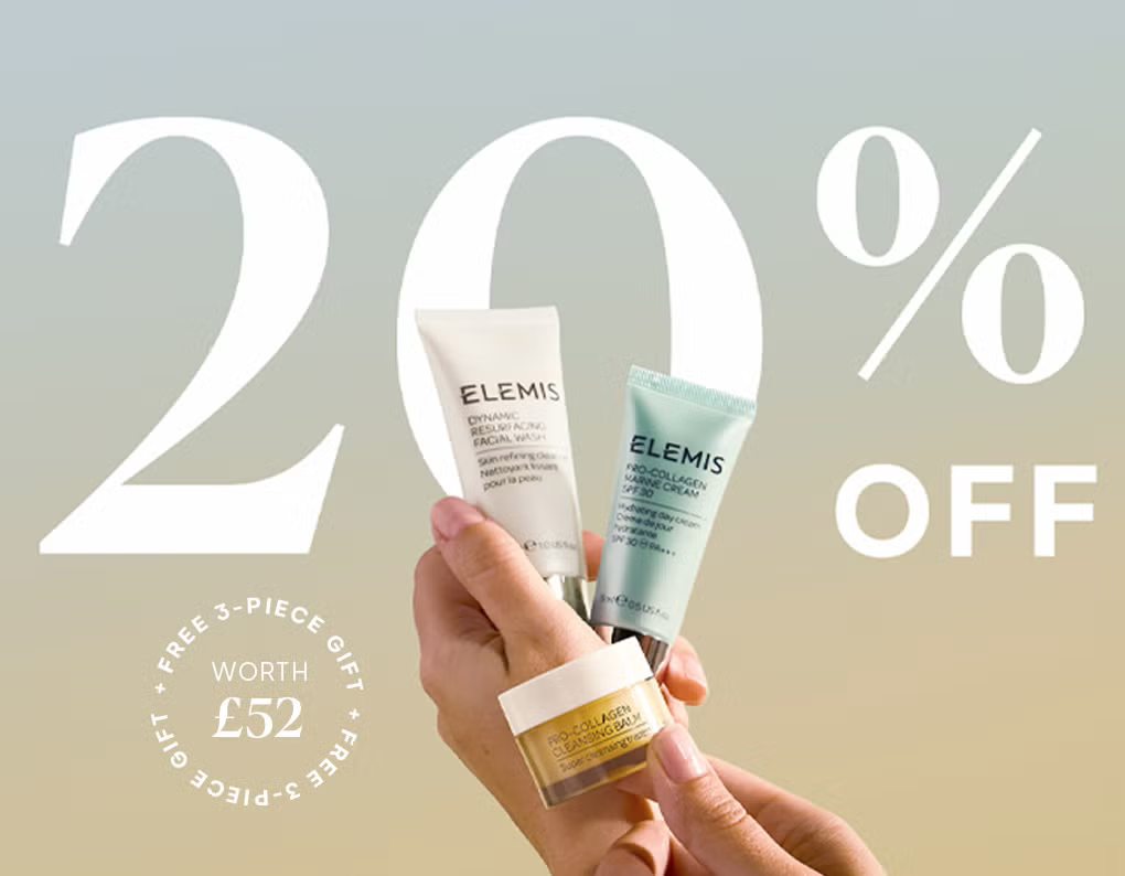 20% off + 3-Piece Gift (worth £52) at Elemis