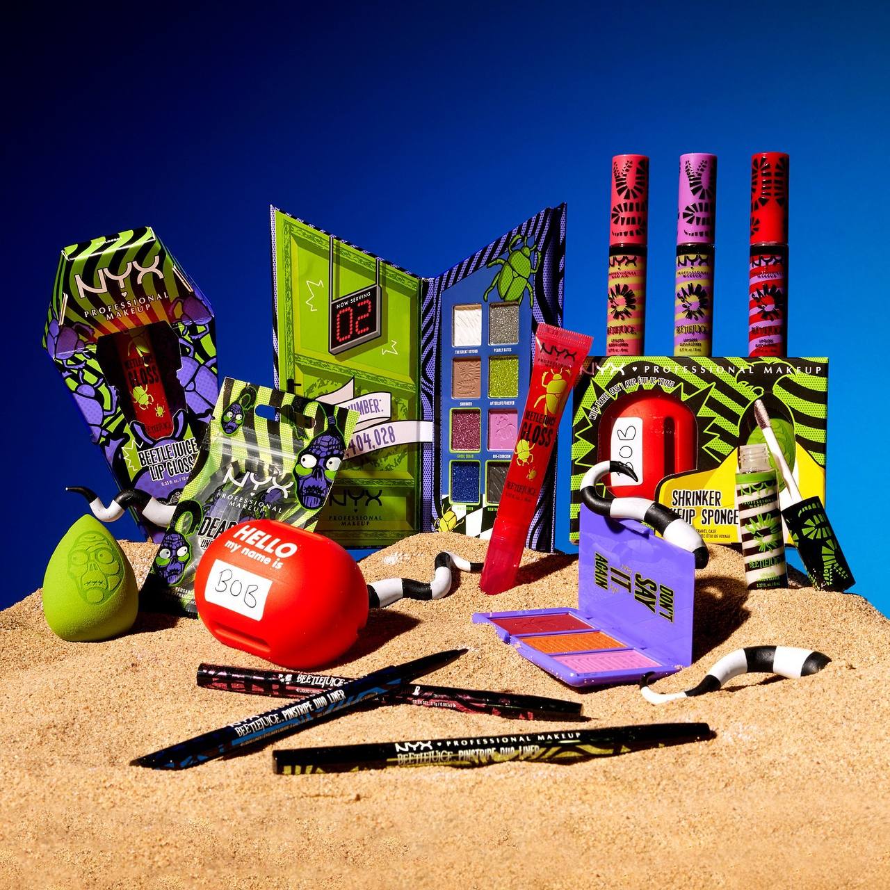 NYX Professional Makeup x Beetlejuice Collection NYX Professional Makeup x Beetlejuice Collection