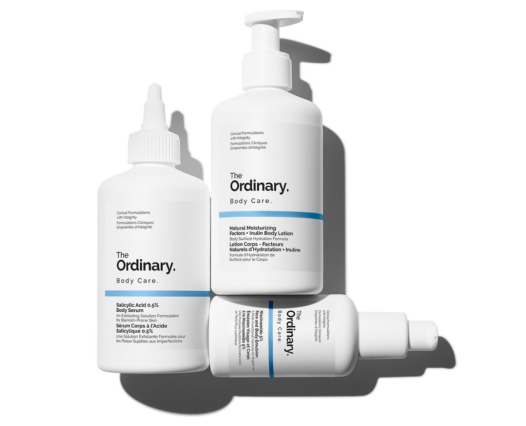 New Body Care products from The Ordinary