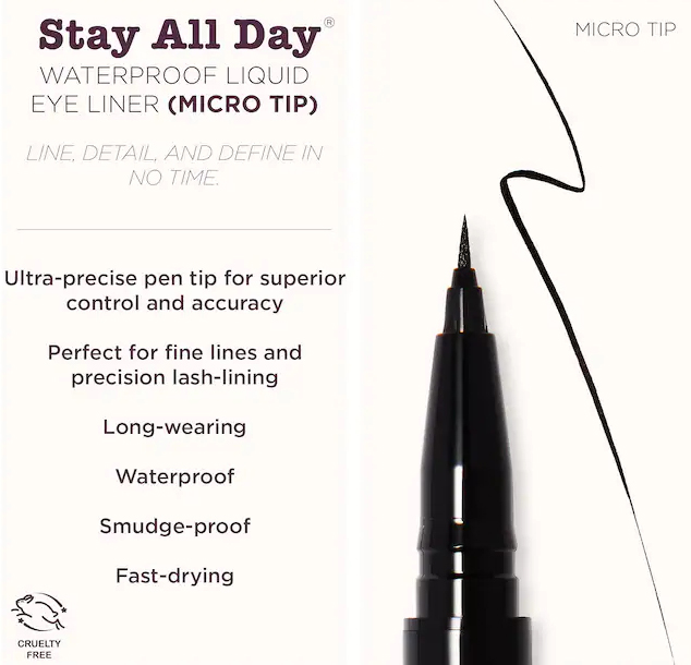 Stila Stay All Day Liquid Eye Liner Micro Tip
