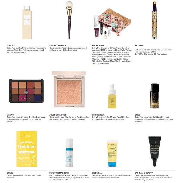 Gift with purchase offers at Beautylish Gift with purchase offers at Beautylish
