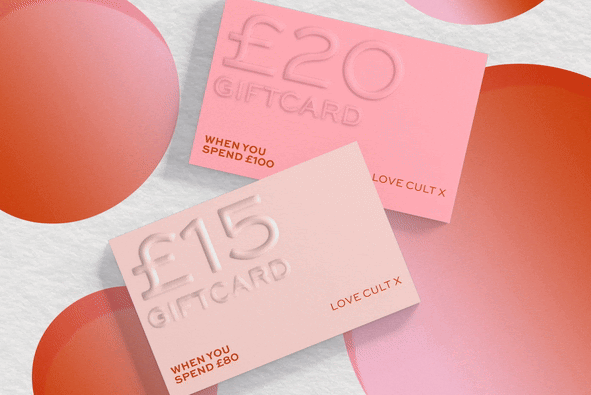 Free £15 gift card  when you spend £80, or a £20 gift card when you spend £100 at Cult Beauty