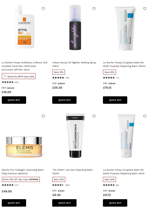 Up to 50% off selected at Lookfantastic Up to 50% off selected at Lookfantastic