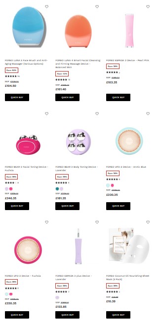 Up to 50% off FOREO at Lookfantastic