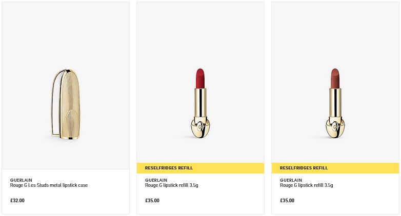 GUERLAIN Rouge G at Selfridges