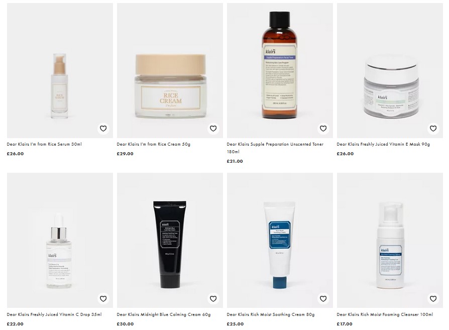 Dear, Klairs has landed at ASOS