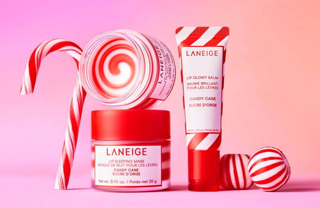 Laneige Lip Sleeping Mask & Lip Glow Balm in Candy Cane