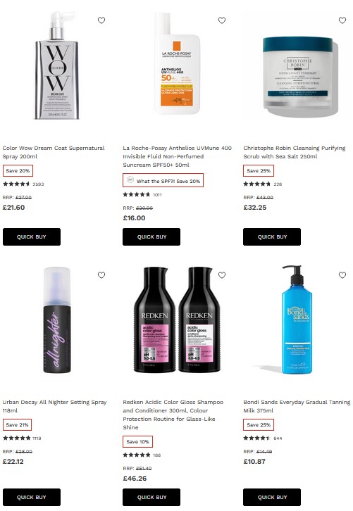 Up to 40% off selected at Lookfantastic Up to 40% off selected at Lookfantastic
