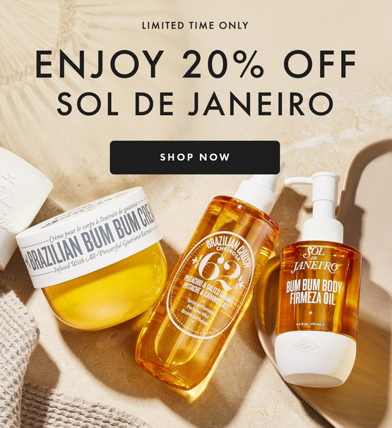 20% off Sol de Janeiro