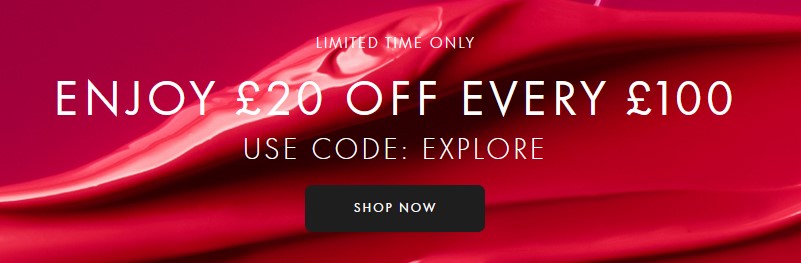 £20 off every £100 at Space NK