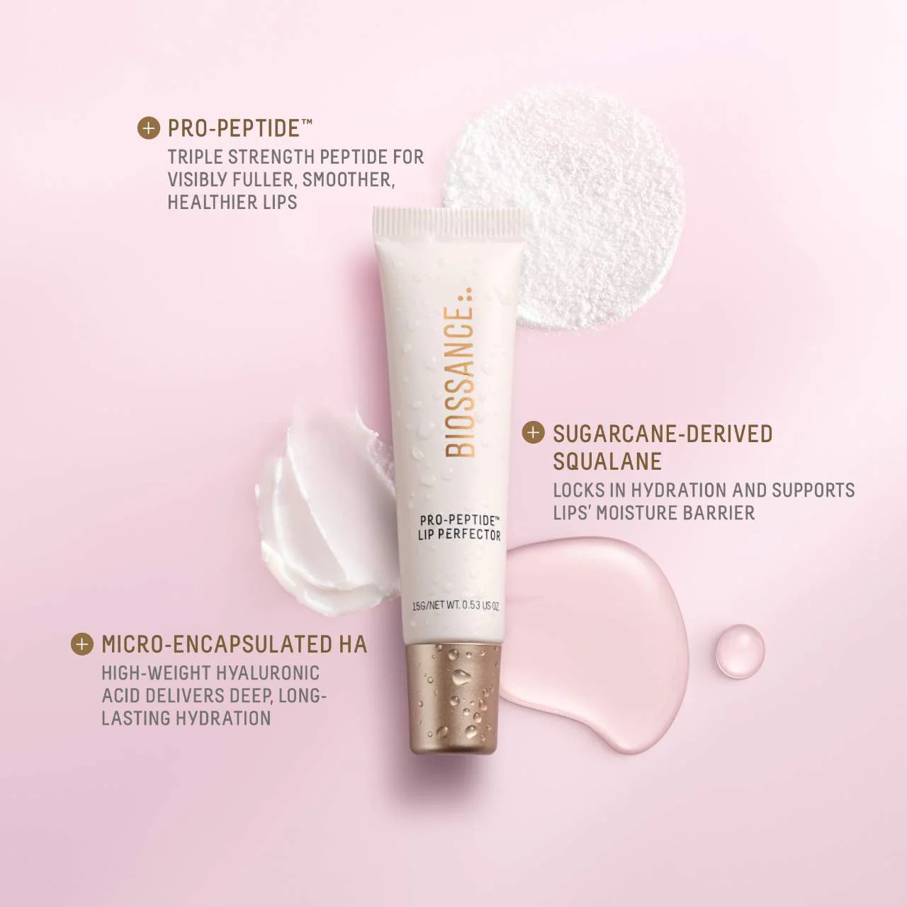 Biossance Pro-Peptide™ Hydrating Lip Perfector Balm with Hyaluronic Acid Biossance Pro-Peptide™ Hydrating Lip Perfector Balm with Hyaluronic Acid