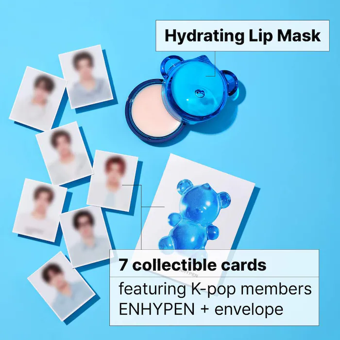 Dr.Jart+ X ENHYPEN Jelly Bear Lip Mask with Bonus ID Photo Set Dr.Jart+ X ENHYPEN Jelly Bear Lip Mask with Bonus ID Photo Set
