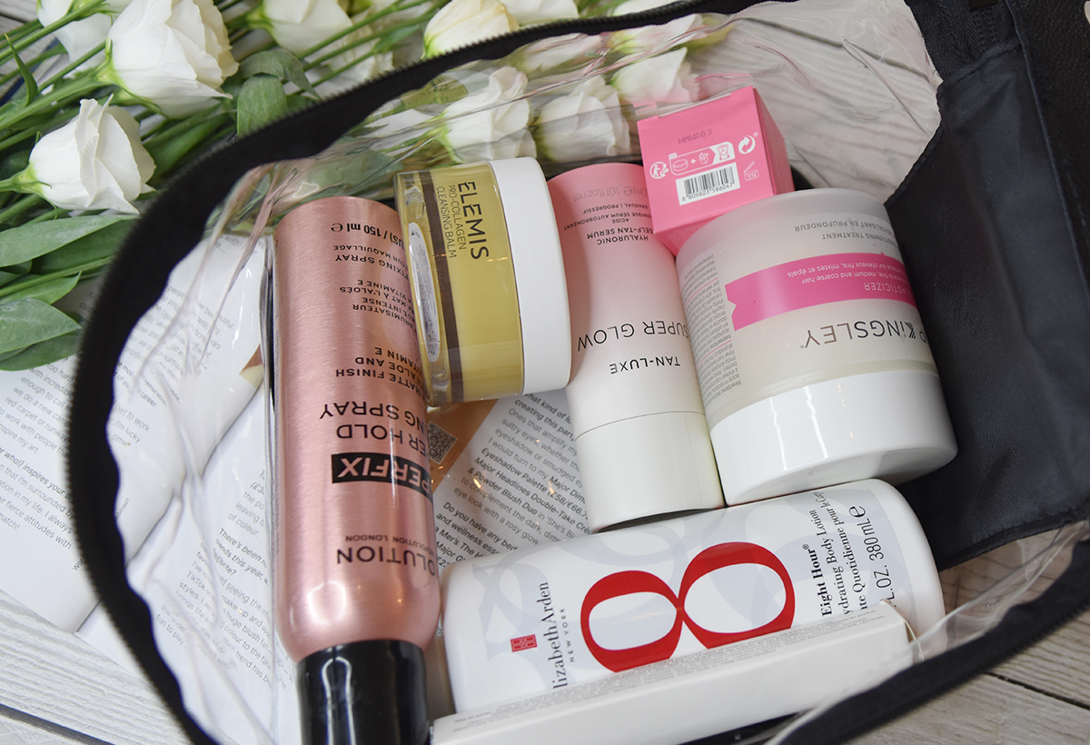 LOOKFANTASTIC leather-effect wash bag LOOKFANTASTIC leather-effect wash bag