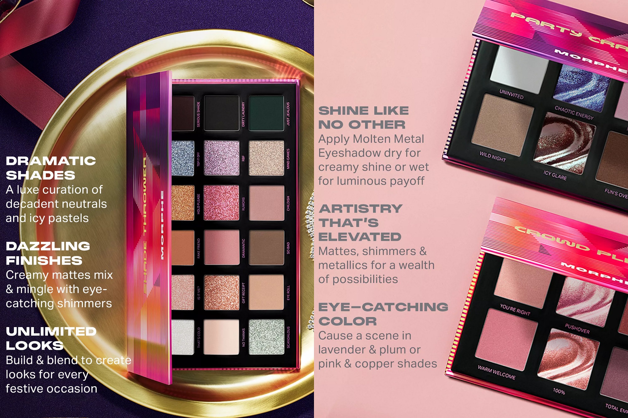 Morphe Artistry Eyeshadow Palettes Morphe Artistry Eyeshadow Palettes