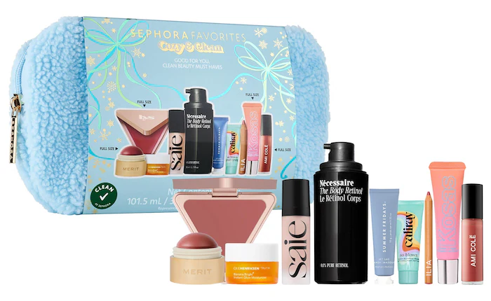 Sephora Favorites Cozy and Clean Makeup and Skincare Set