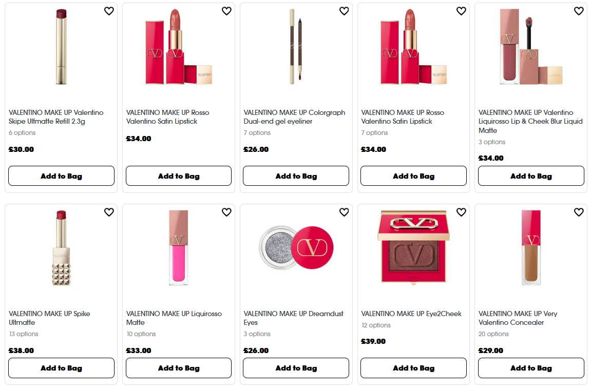 Valentino Makeup has landed to Sephora UK Valentino Makeup has landed to Sephora UK