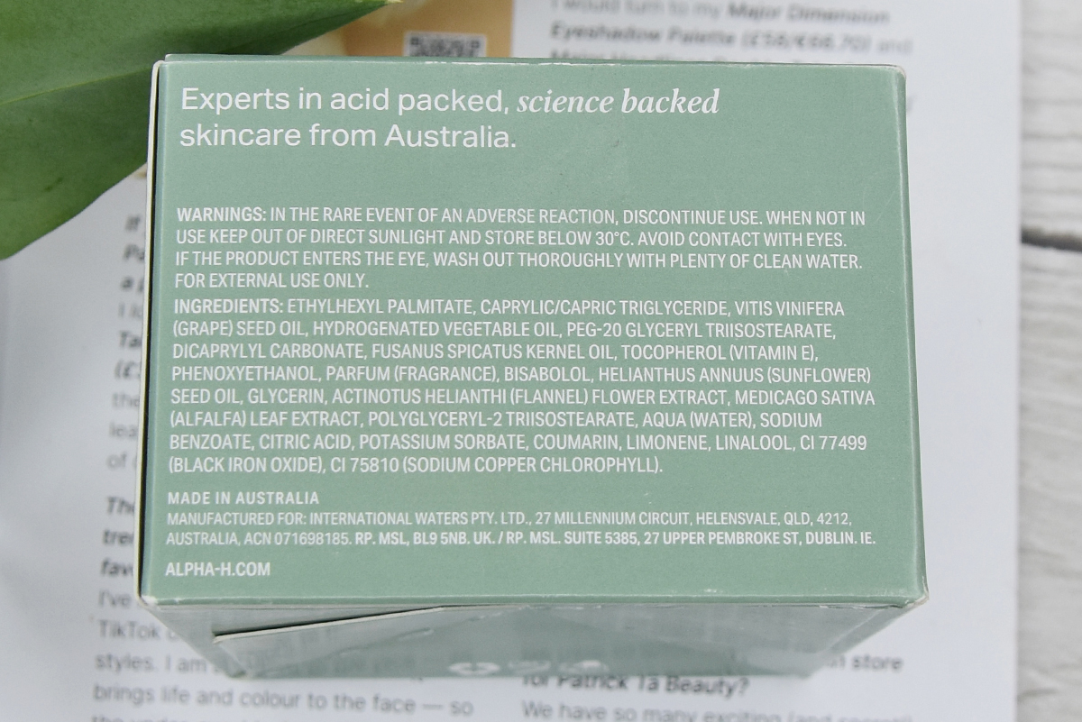 Alpha-H Melting Moment Cleansing Balm