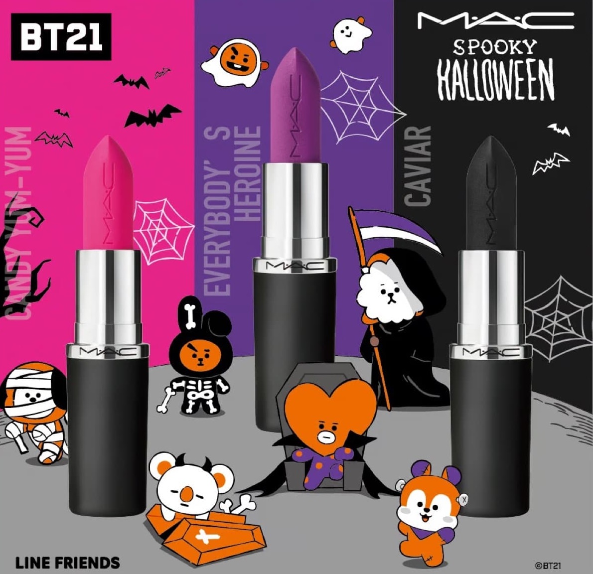 MAC x BT21 Halloween Collection MAC x BT21 Halloween Collection
