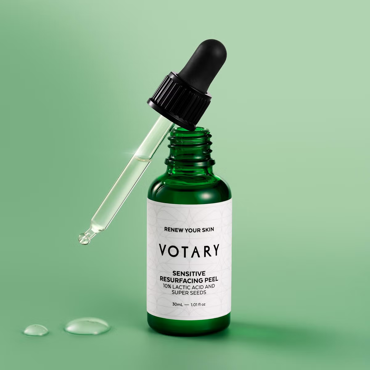 Votary Sensitive Resurfacing Peel 10% Lactic Acid and Super Seeds Votary Sensitive Resurfacing Peel 10% Lactic Acid and Super Seeds