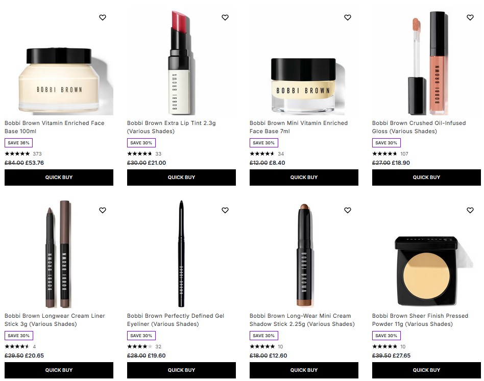 30% off Bobbi Brown at Lookfantastic 30% off Bobbi Brown at Lookfantastic